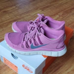 Pink Nike Free Runs